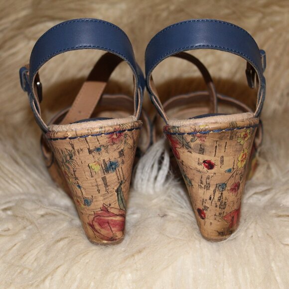 B.O.C Boise Navy Wedge Sandal - Picture 4 of 7